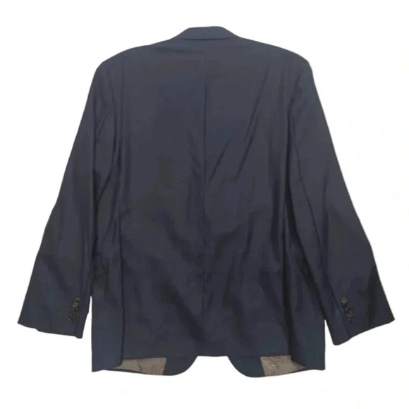 Austin Reed Signature Blue  Wool Blazer Size 46R - Picture 4 of 11